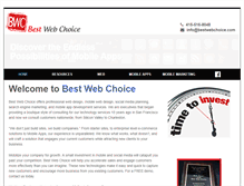 Tablet Screenshot of bestwebchoice.com